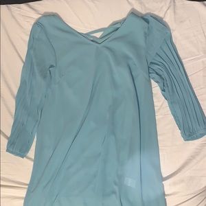 light blue dress